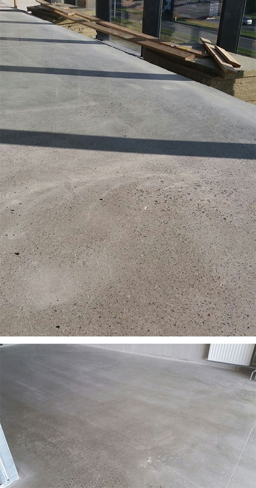 Terazzo effect beton